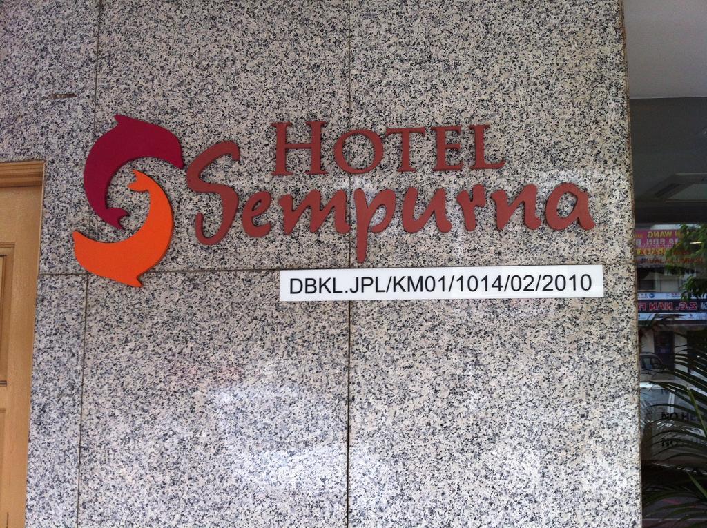 Hotel Sempurna Куала-Лумпур Экстерьер фото